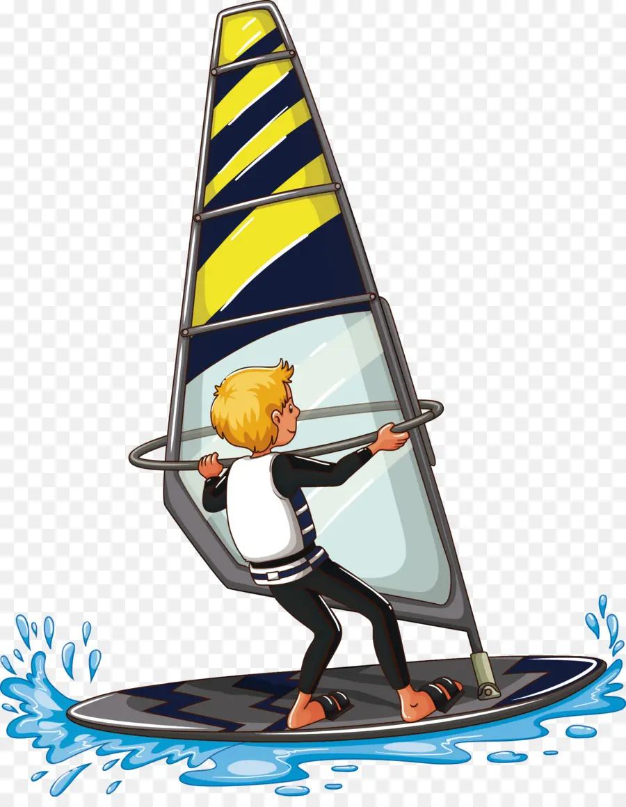 Planche à Voile，Eau PNG