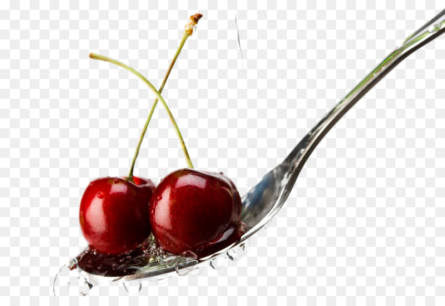 Cerises，Cuillère PNG