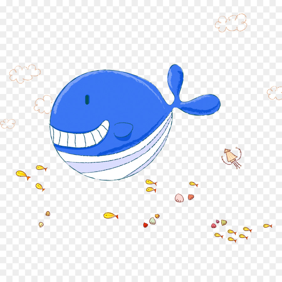 Baleine Orange，Poisson PNG