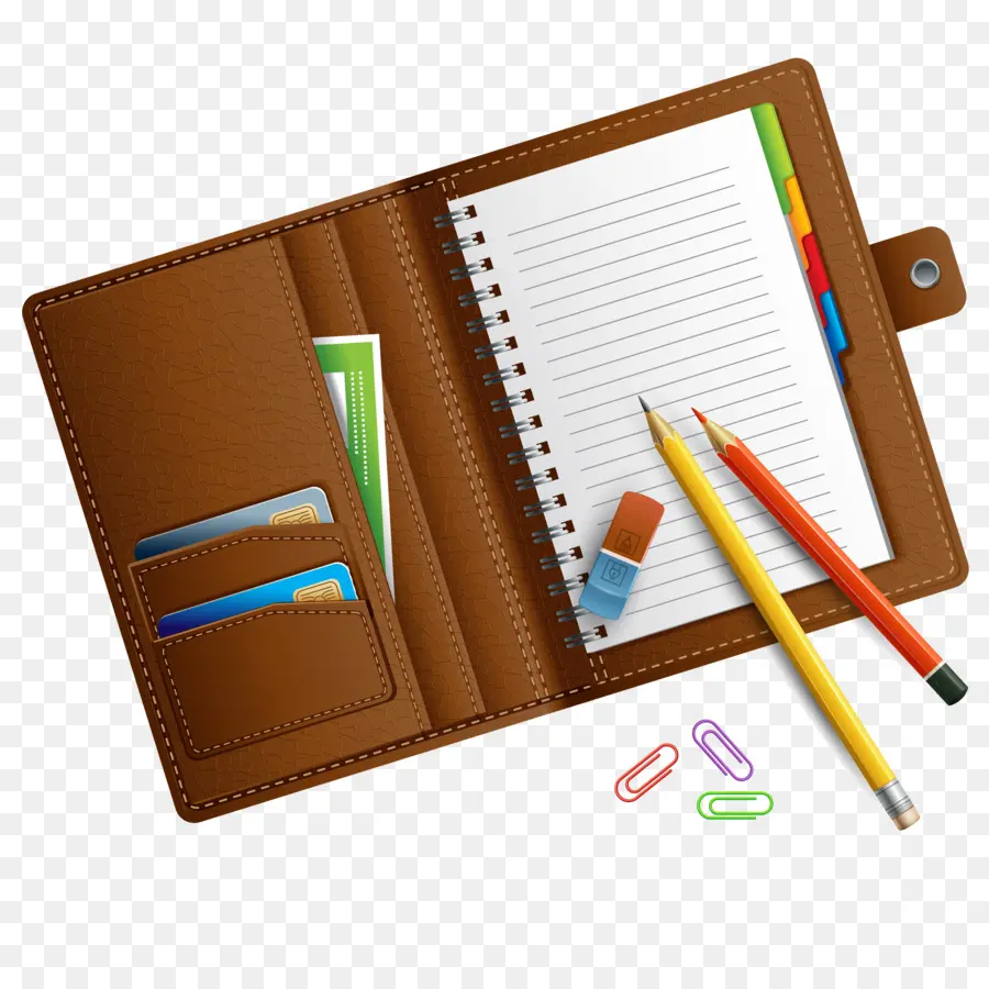 Carnet De Notes，Crayons PNG