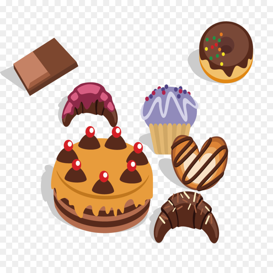 Pâtisseries Assorties，Pâtisseries PNG