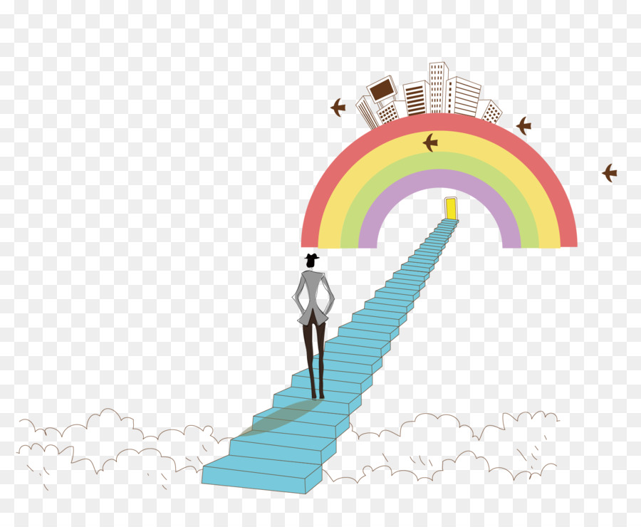 Arc En Ciel，Escalier PNG