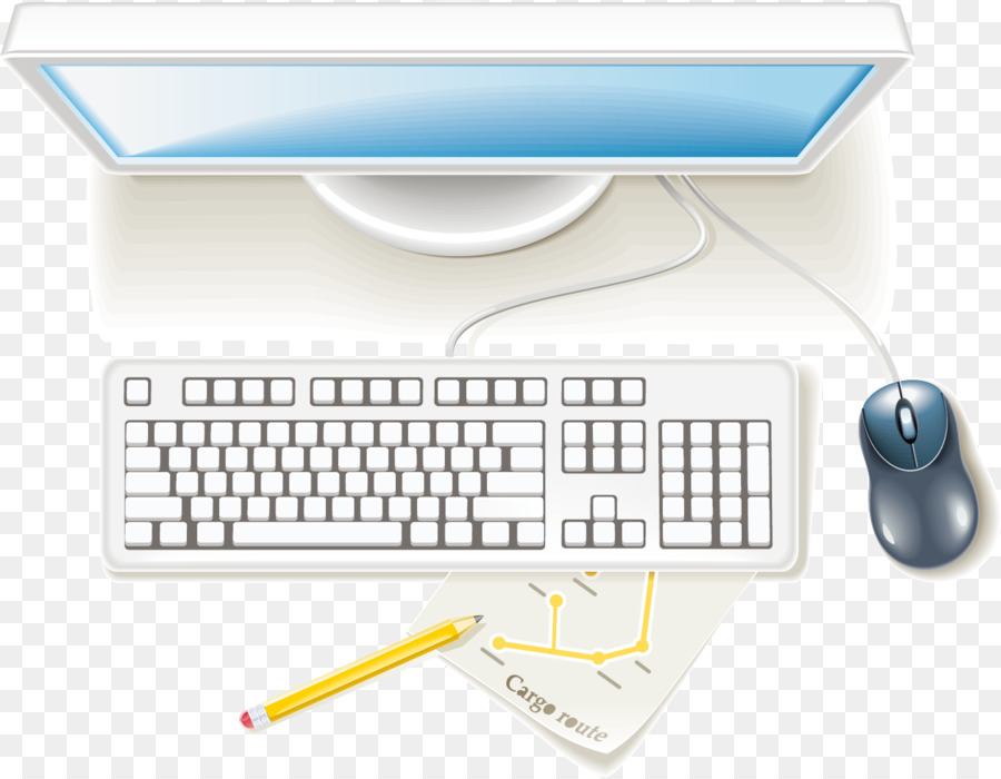 Ordinateur，Clavier PNG