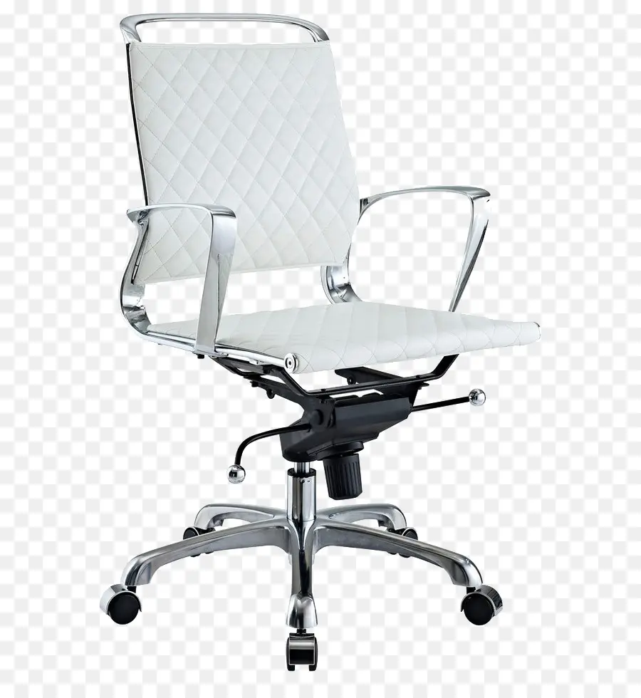 Chaise De Bureau Blanche，Bureau PNG