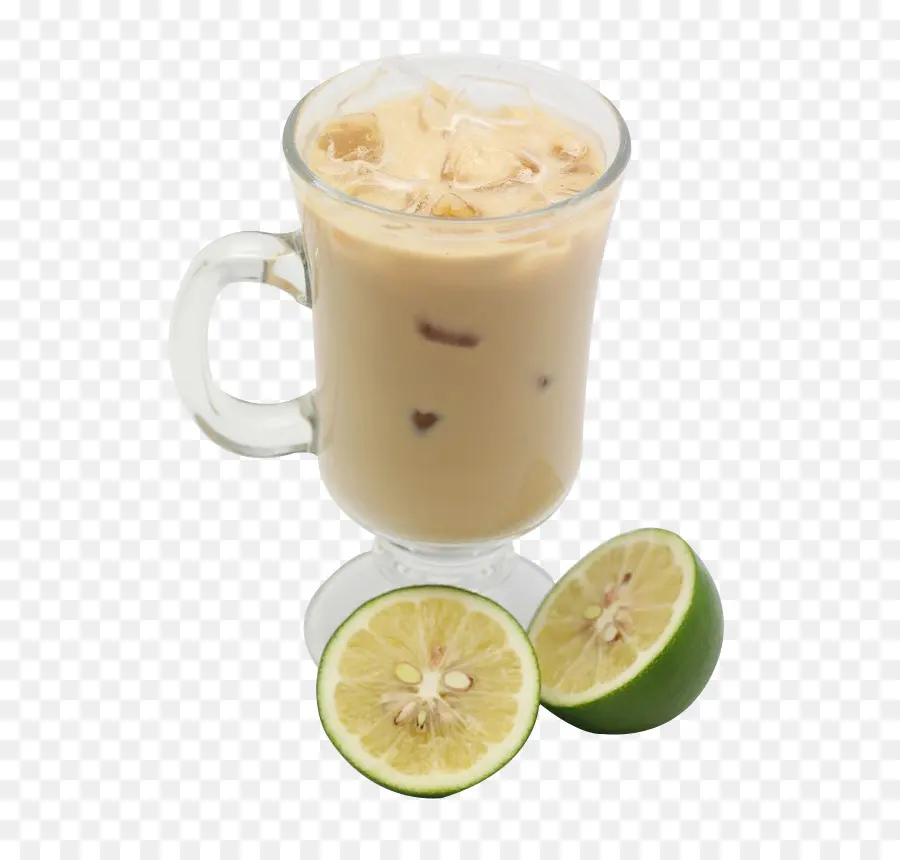 Café Glacé，Citron Vert PNG