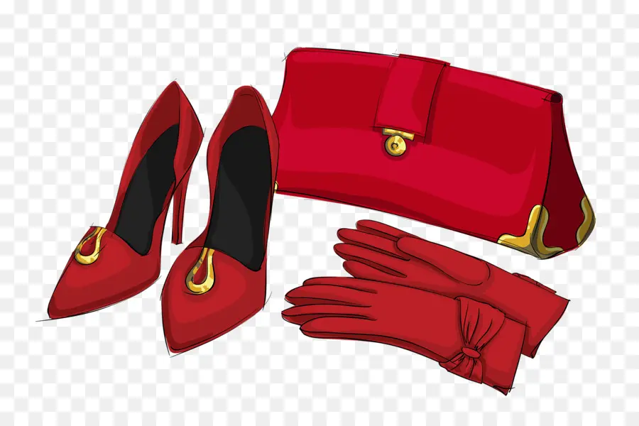 Accessoires Rouges，Chaussures PNG