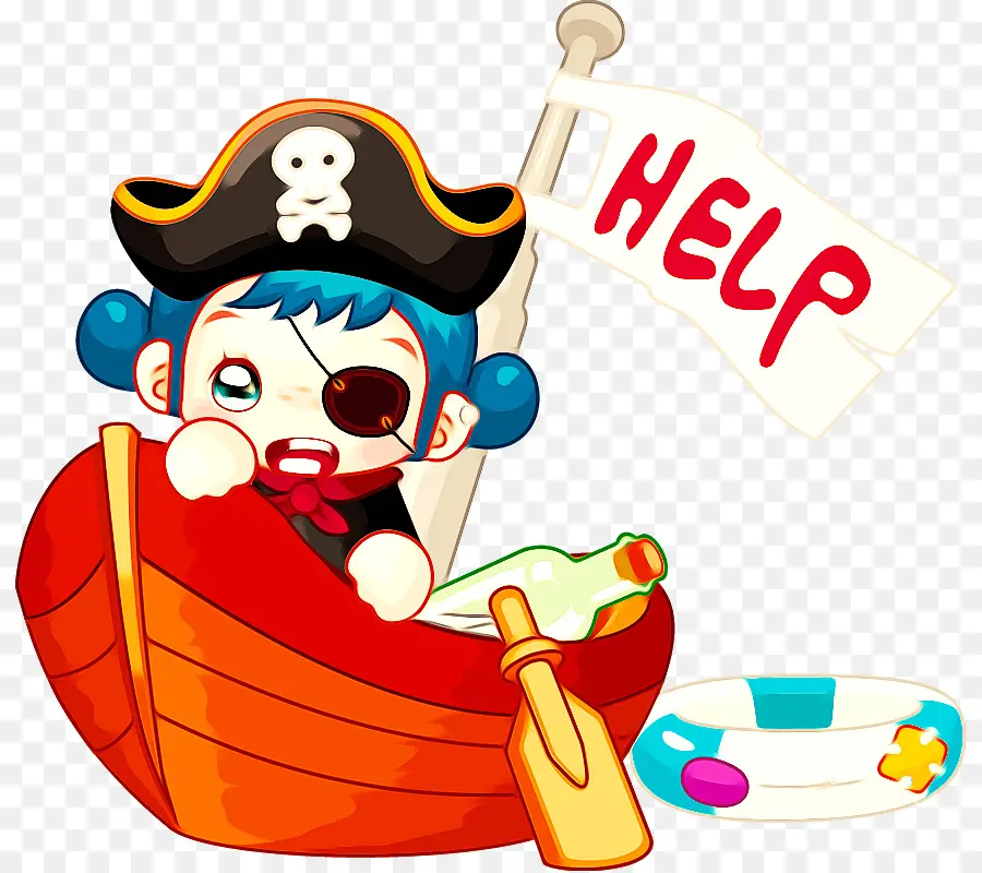 Enfant Pirate，Bateau PNG