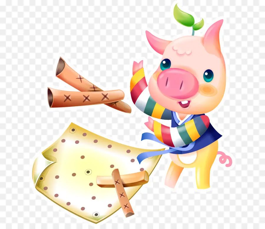 Cochon Mignon，Dessin Animé PNG