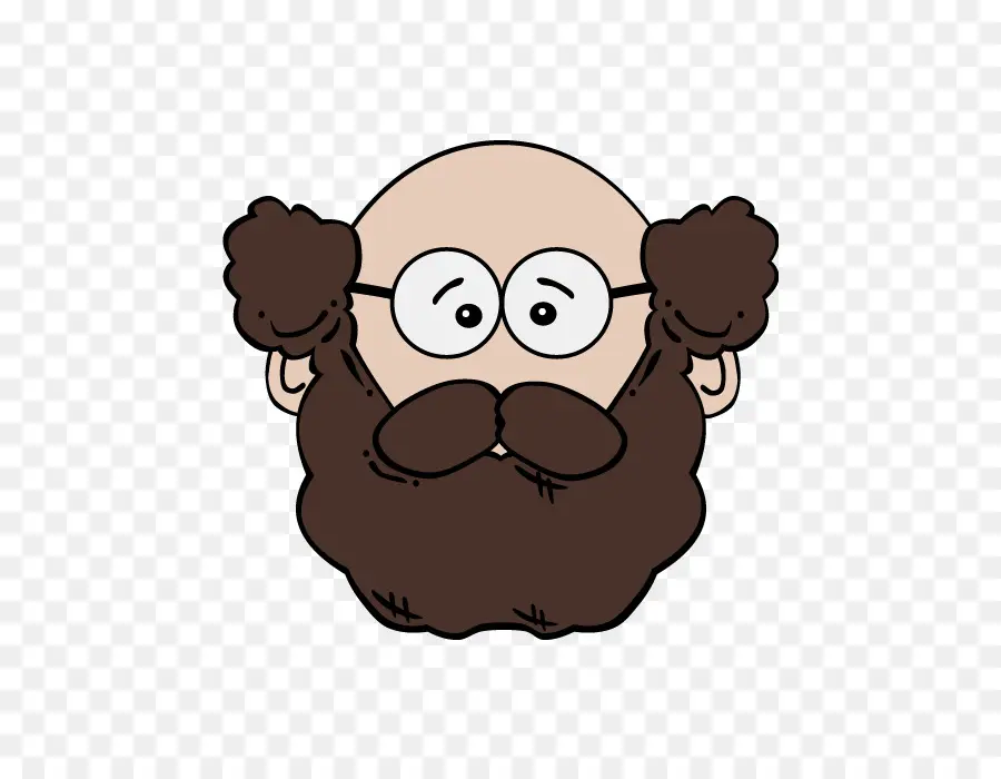 Visage De Dessin Animé，Barbe PNG