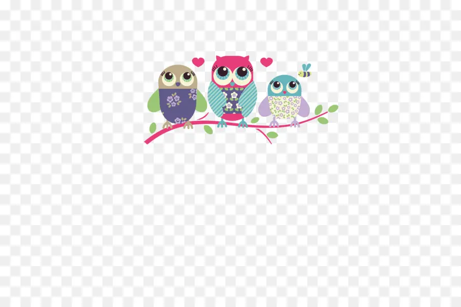 Hiboux Mignons，Bifurquer PNG