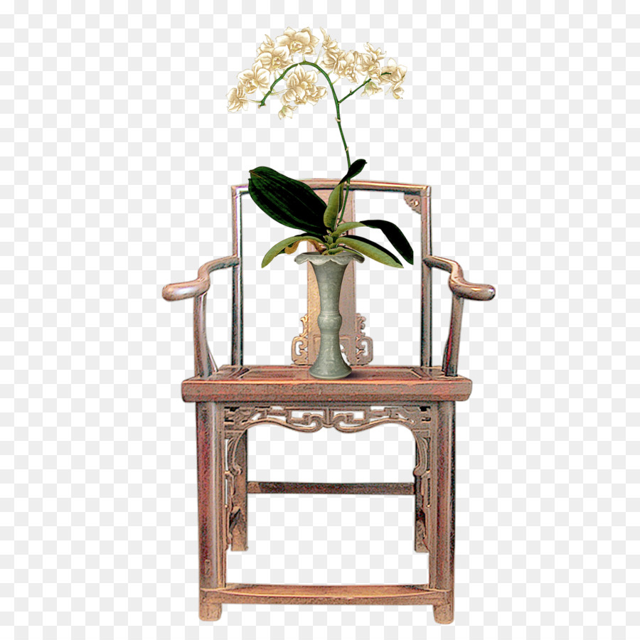 Chaise，Orchidée PNG