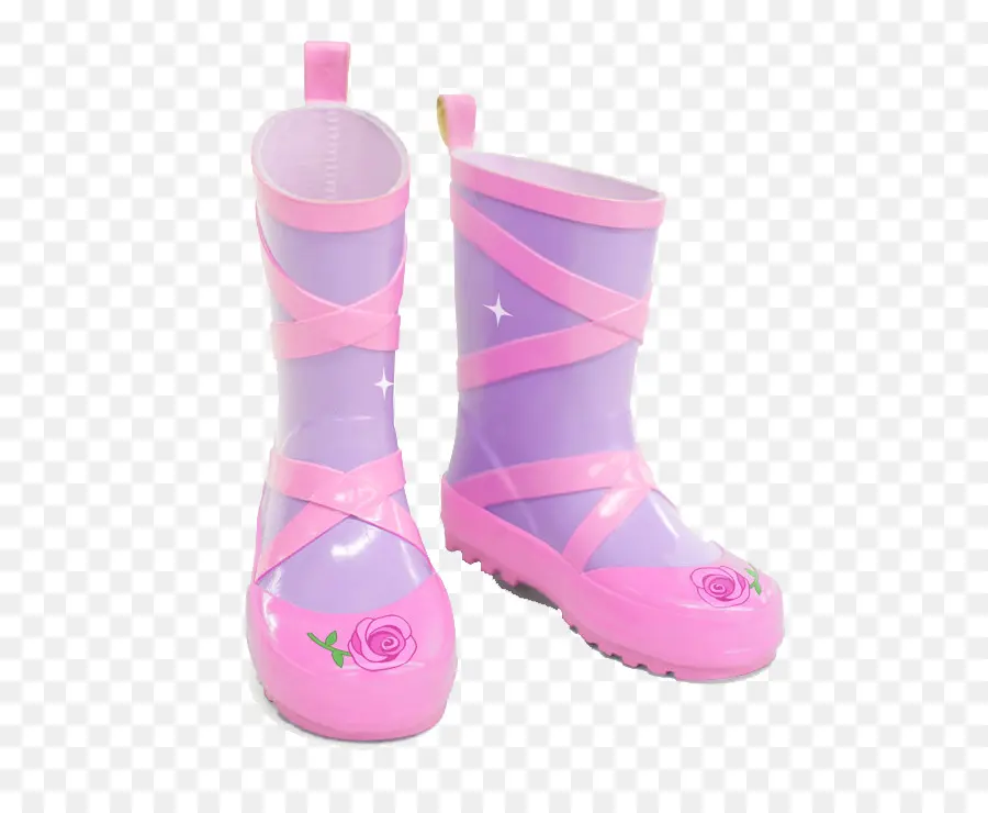 Bottes Roses，Bottes De Pluie PNG