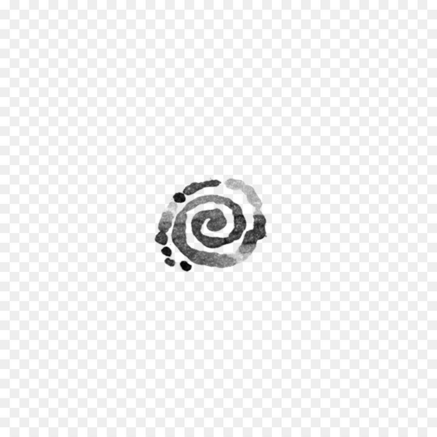 Doodle Spirale Noire，Dessin PNG