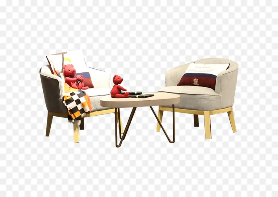 Chaises Et Table，Salon PNG