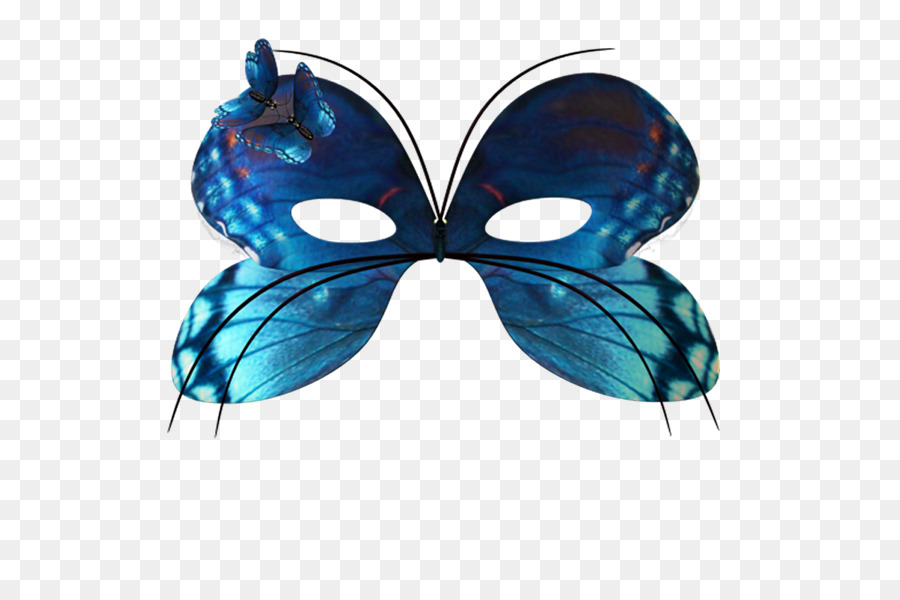 Masque Papillon Bleu，Papillon PNG