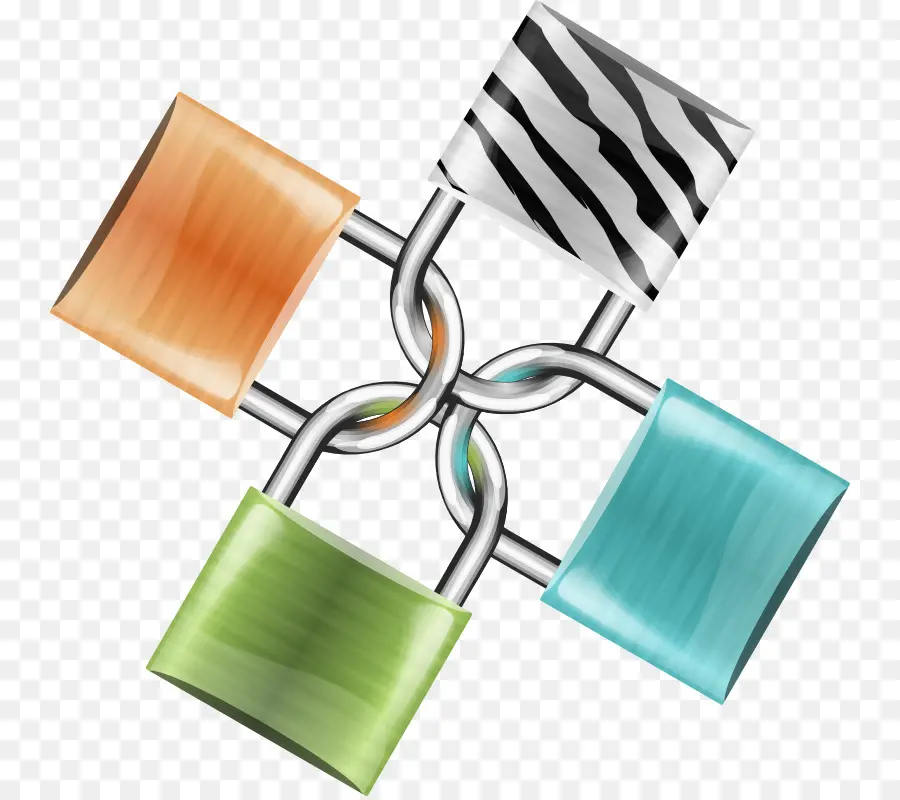 Cadenas Colorés，Sécurité PNG