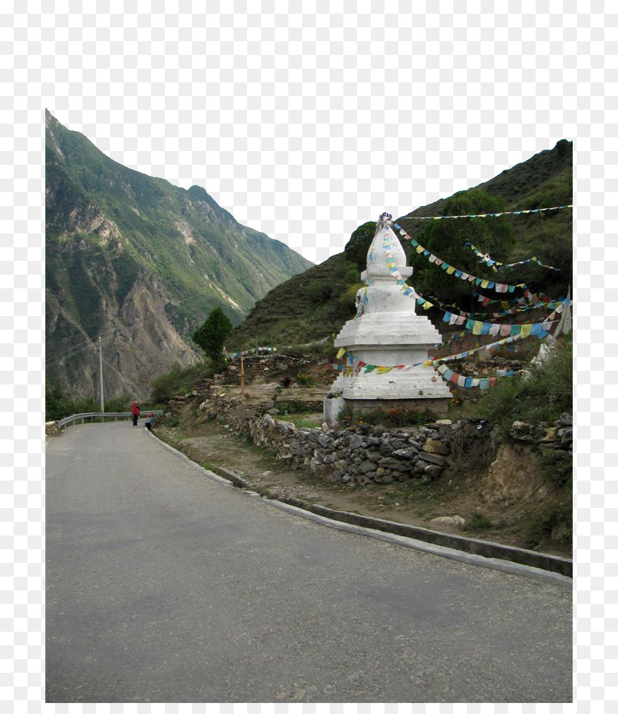 Stupa De Montagne，Route PNG