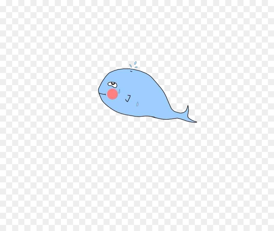 Baleine Bleue Mignonne，Mignon PNG