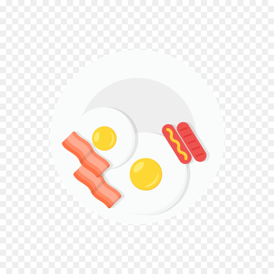 Assiette De Petit Déjeuner，Œuf PNG