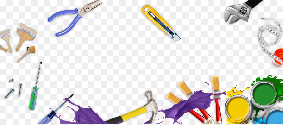 Outils Et Peintures，Bricolage PNG