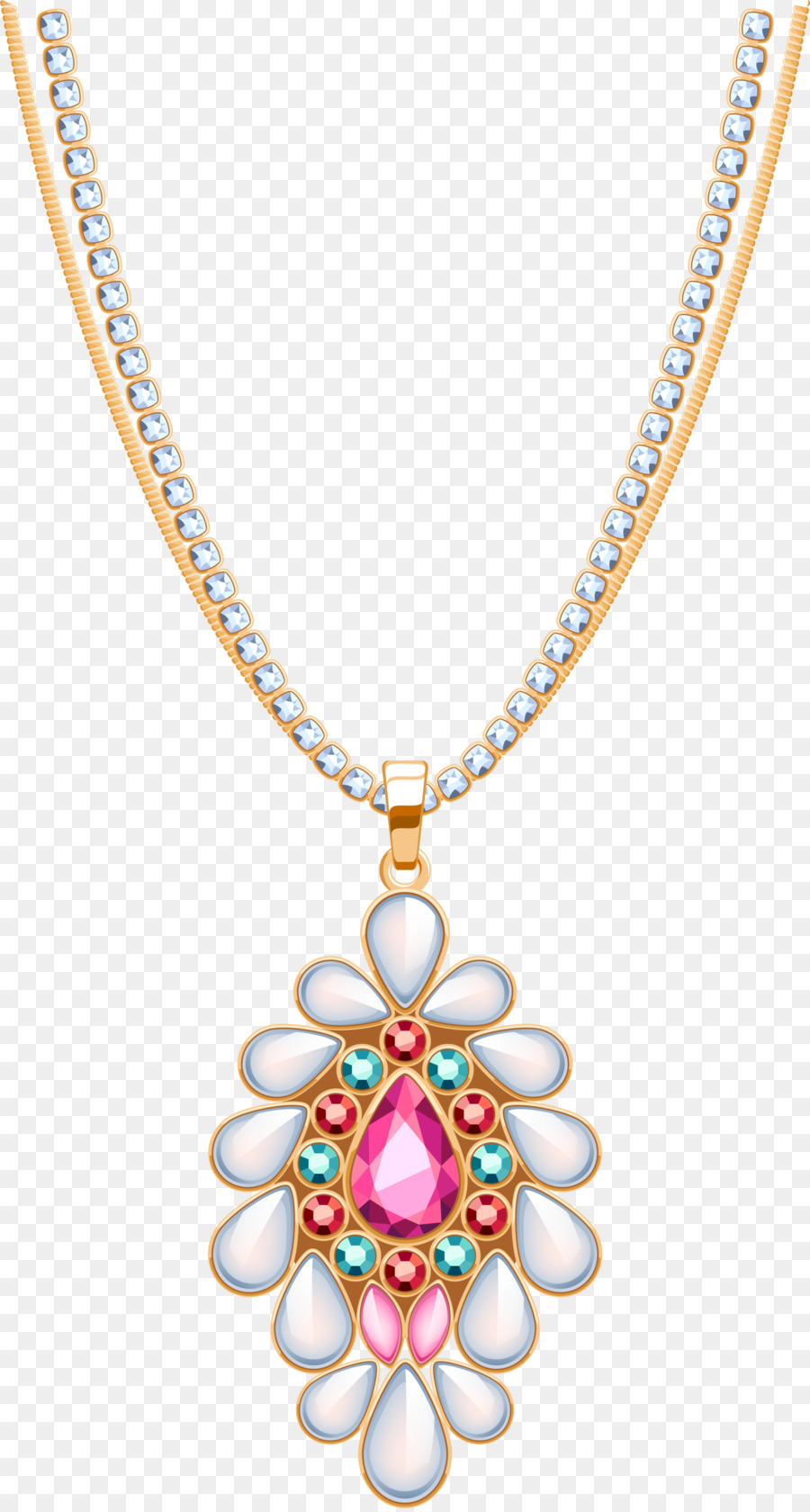 Collier En Or，Pendentif PNG