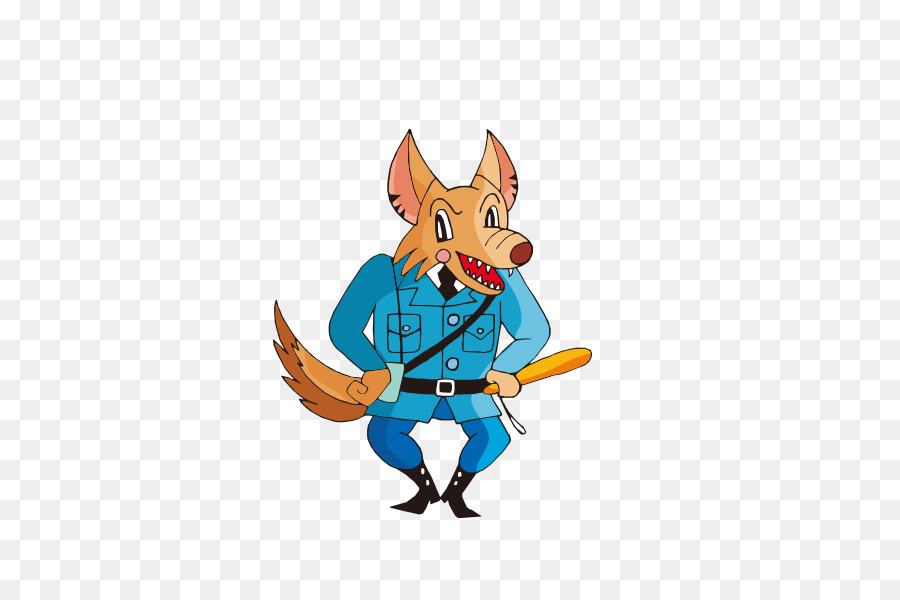 Loup De Dessin Animé，Police PNG