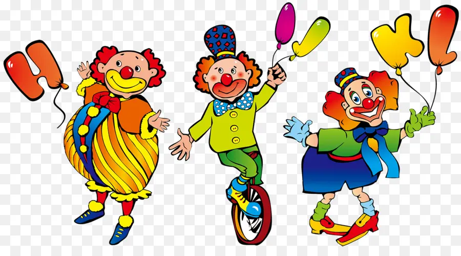 Clowns，Ballons PNG