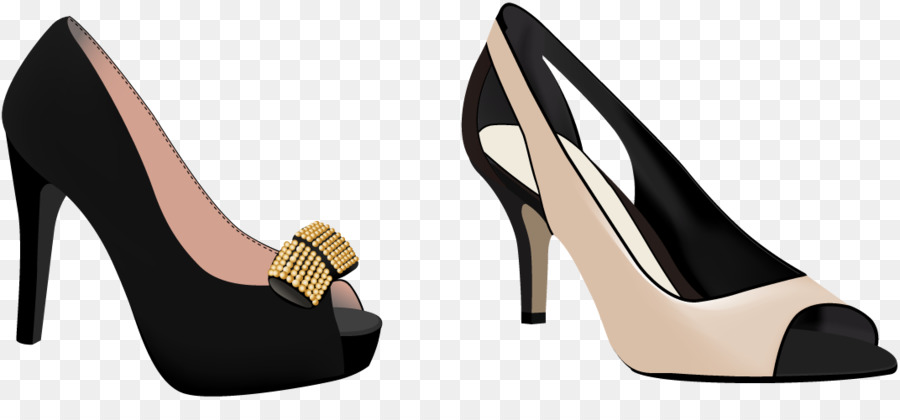 Talons Hauts Noirs，Mode PNG