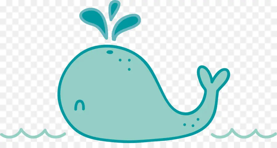 Baleine De Dessin Animé，Eau PNG