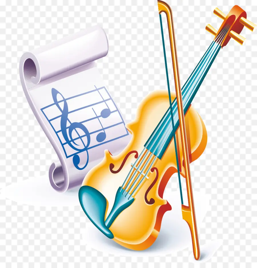 Partition De Violon Et De Musique，Cordes PNG