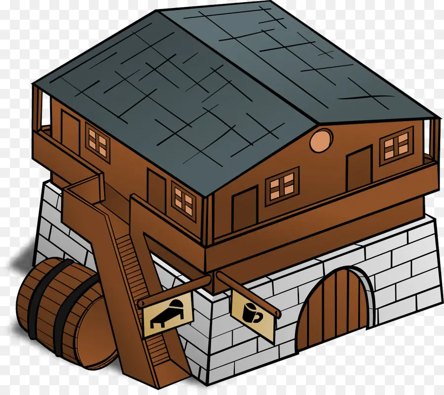 Maison，En Bois PNG