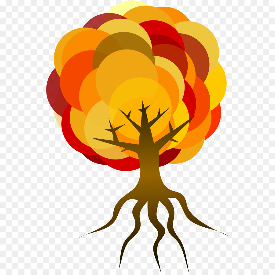 Arbre Coloré，Automne PNG