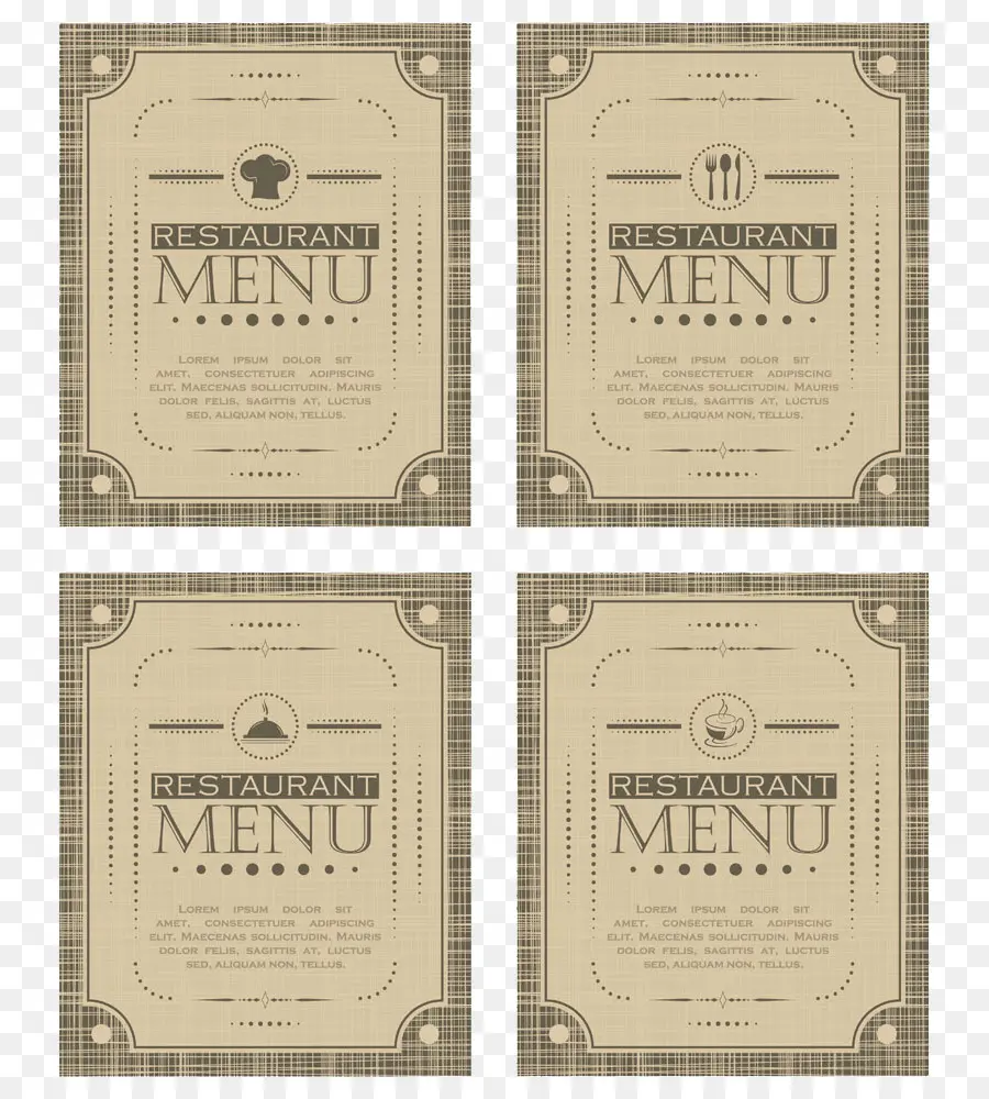 Menu，Restaurant PNG