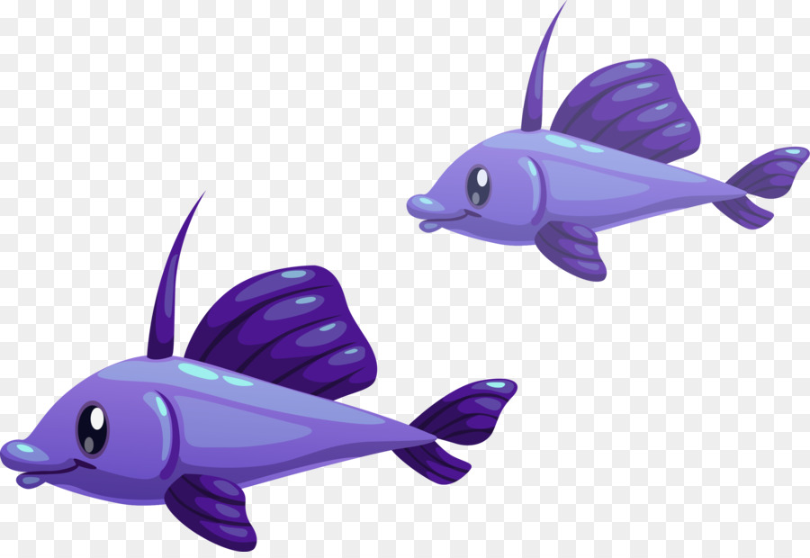 Poisson De Dessin Animé，Illustration PNG