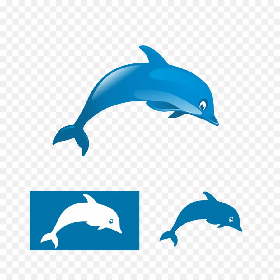 Deux Dauphins，Marin PNG