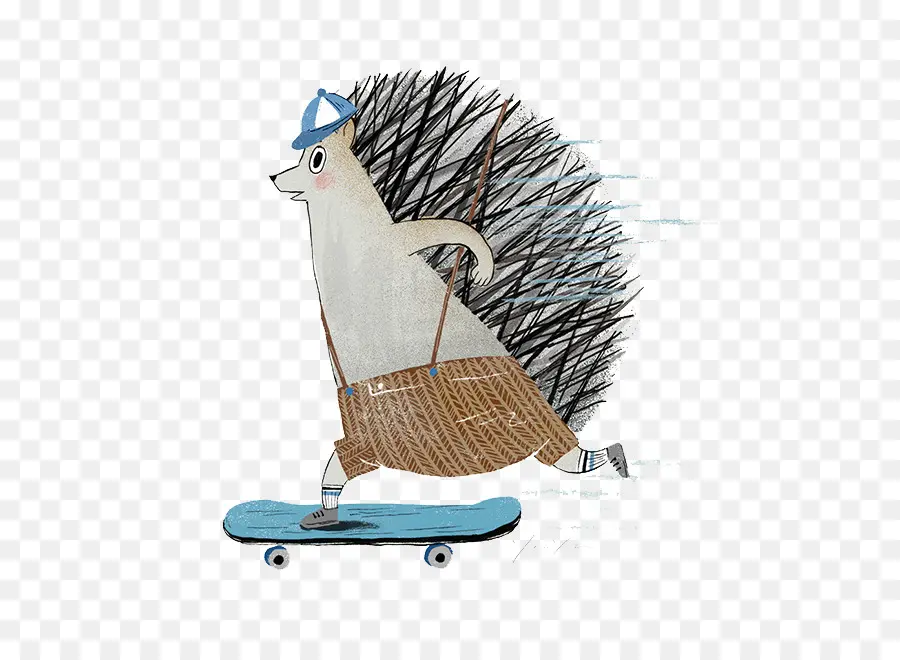 Hérisson Skateboard，Skateboard PNG