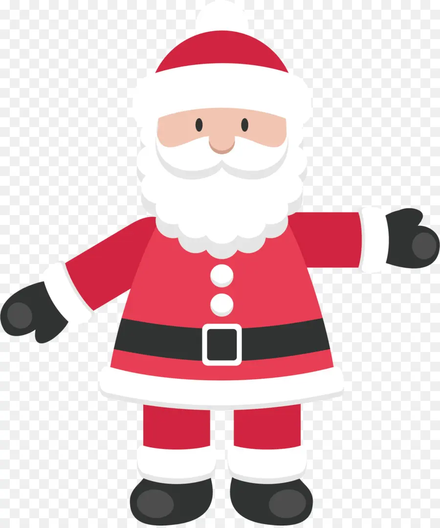 Le Père Noël，Costume Rouge PNG