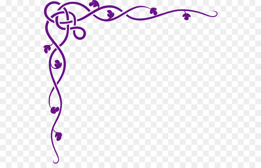 Couronne De Fleurs，Violet PNG