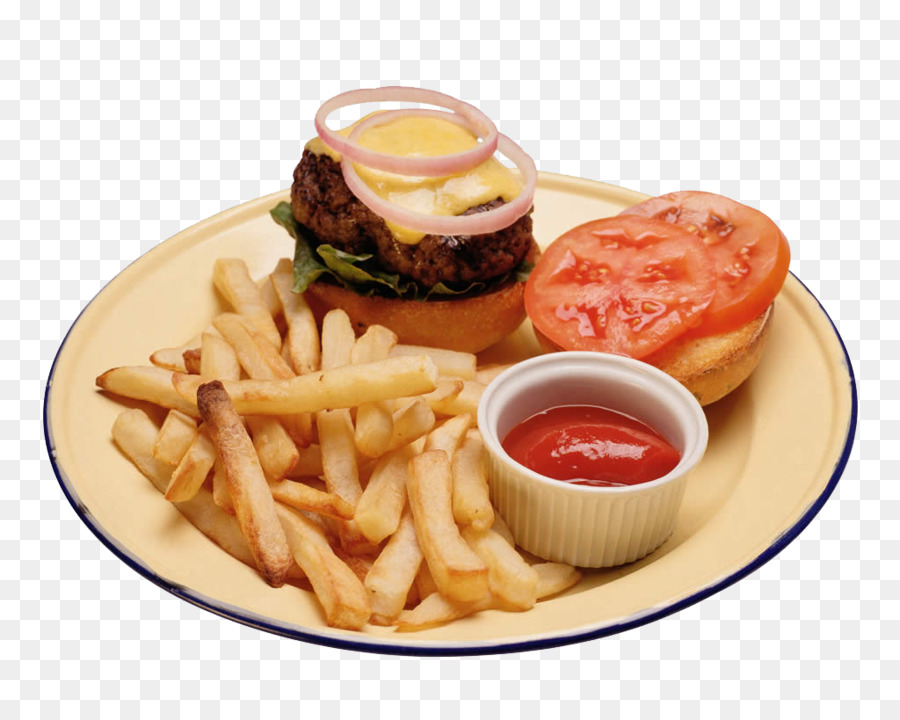 Burger Et Frites，Plaque PNG