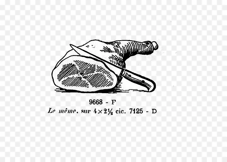 Jambon Et Couteau，Viande PNG