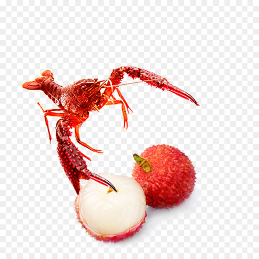 Homard Et Litchi，Fruit De Mer PNG