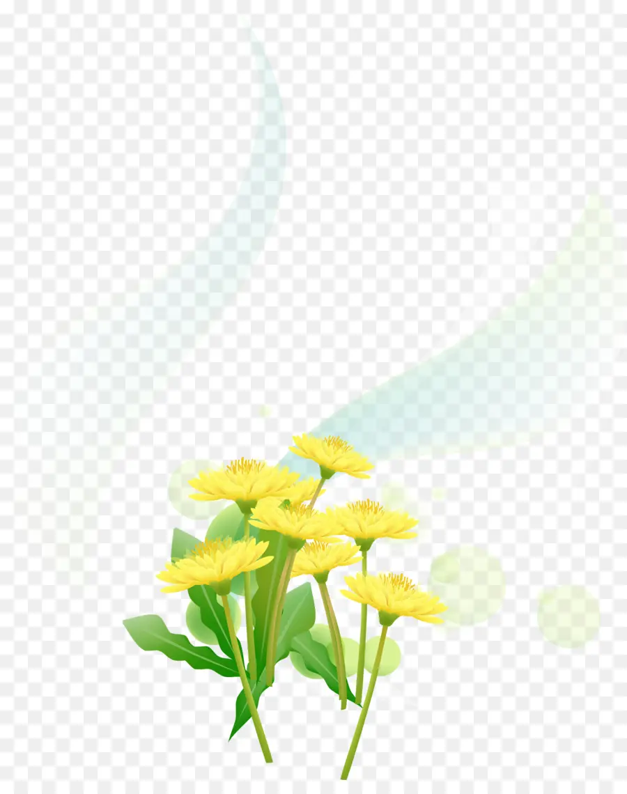 Fleurs Jaunes，Fleurir PNG