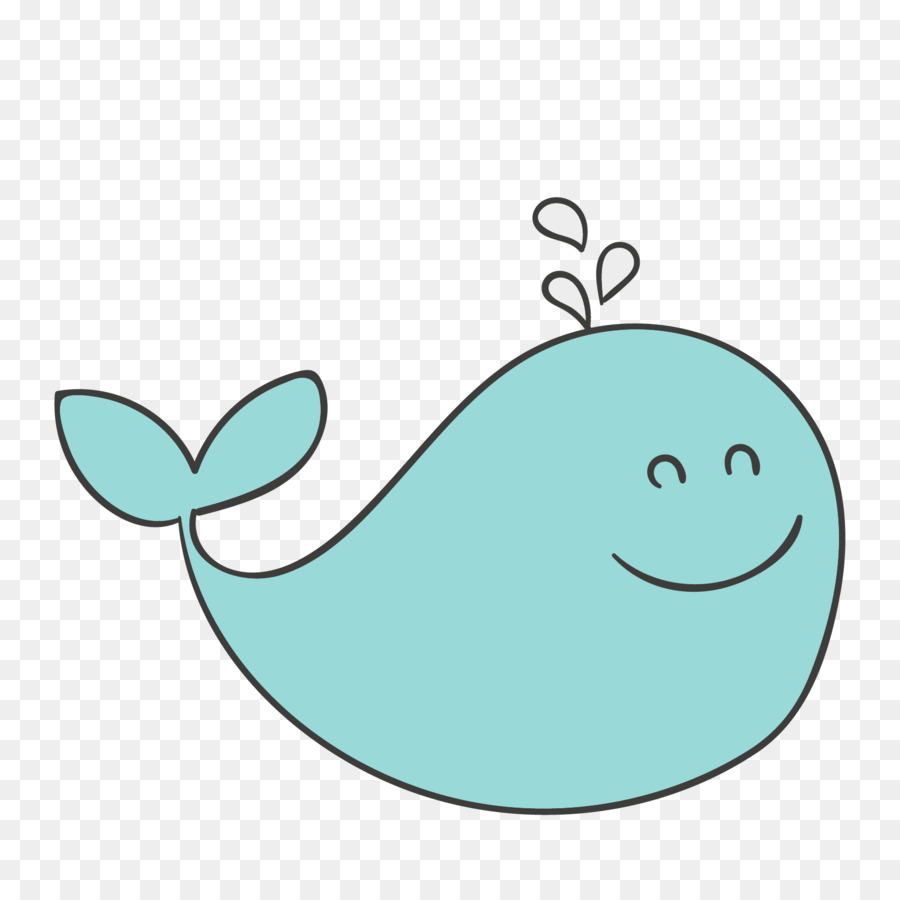 Baleine，Bleu PNG