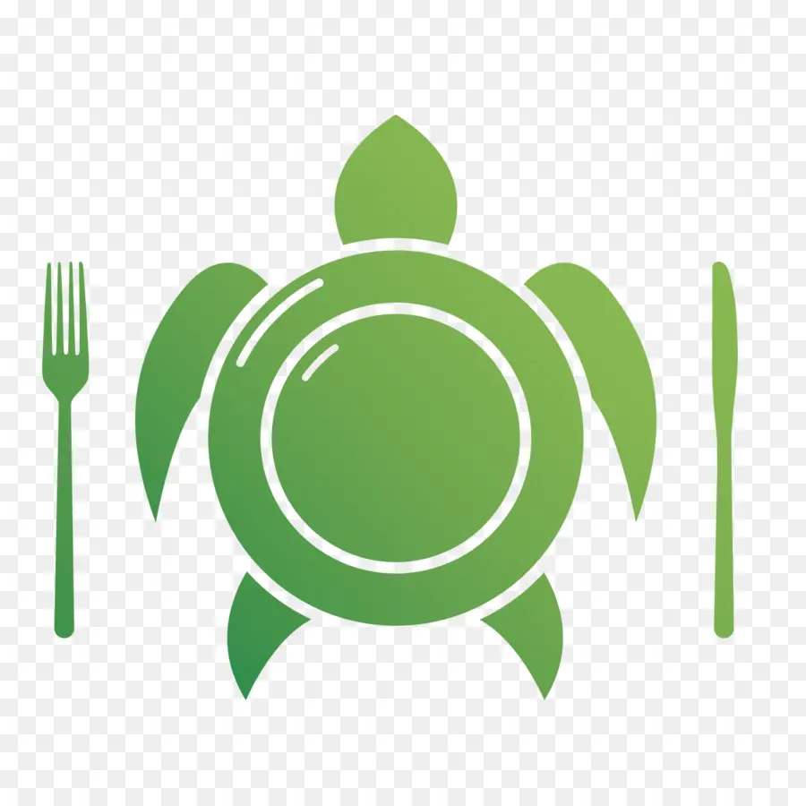 Assiette Tortue，Couverts PNG