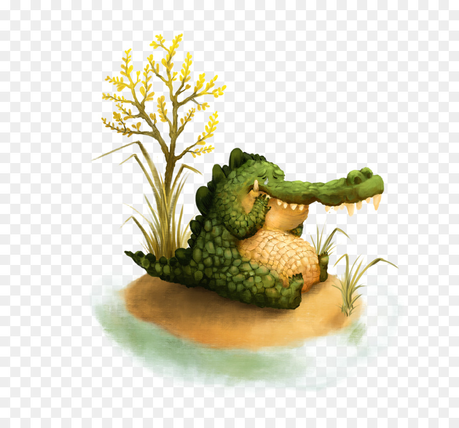 Crocodile，Arbre PNG