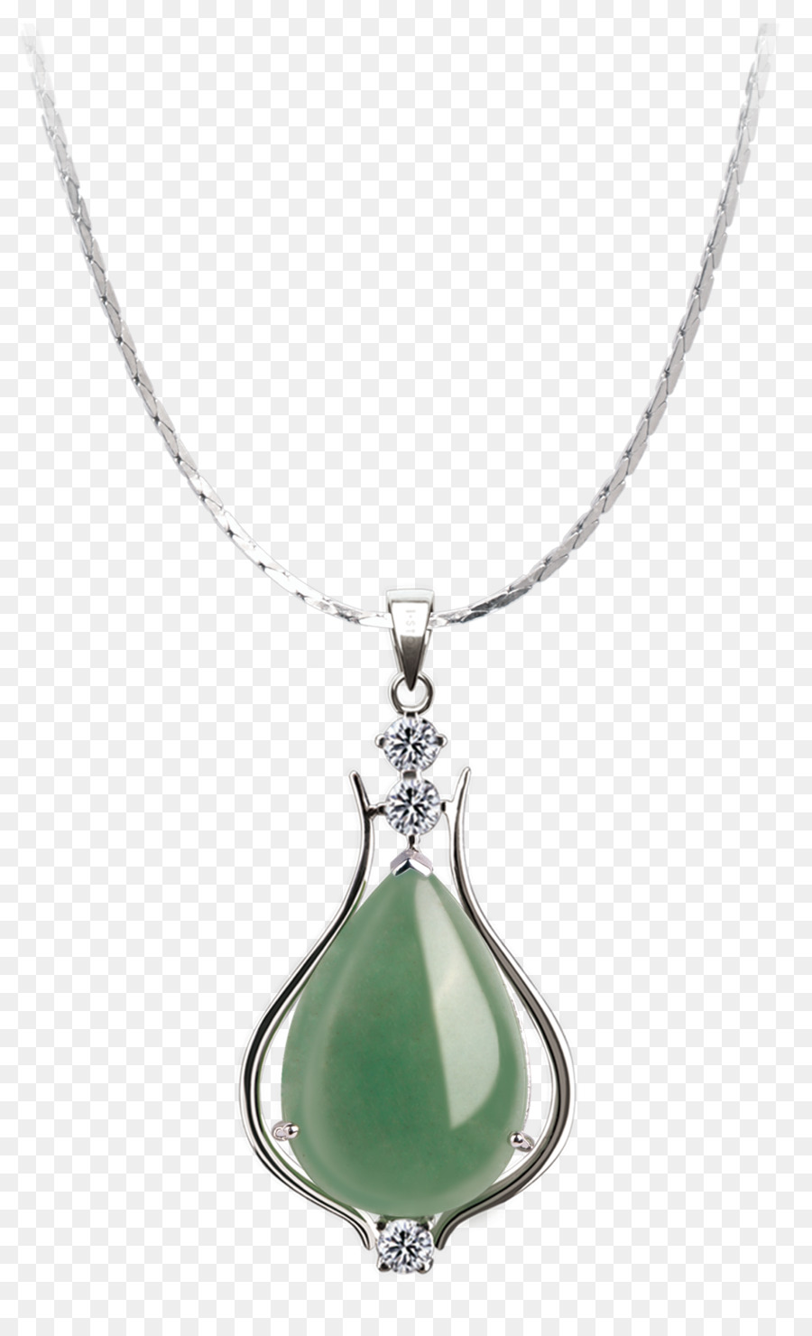 Pendentif Vert，Collier PNG