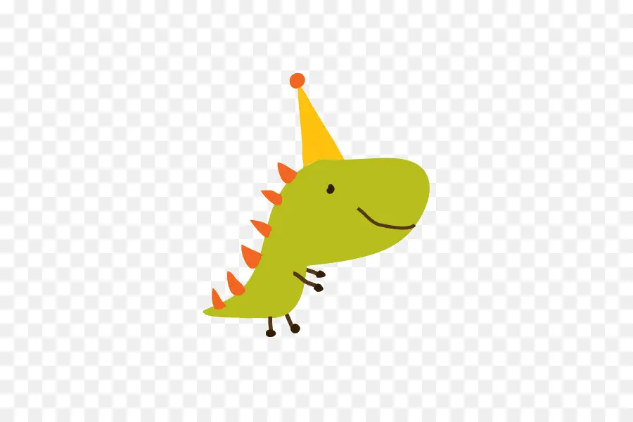 Dinosaure，Chapeau De Fête PNG