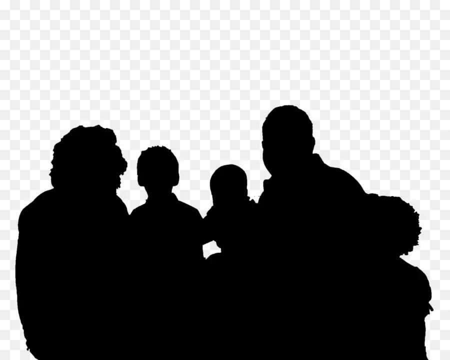 Famille Silhouette，Groupe PNG