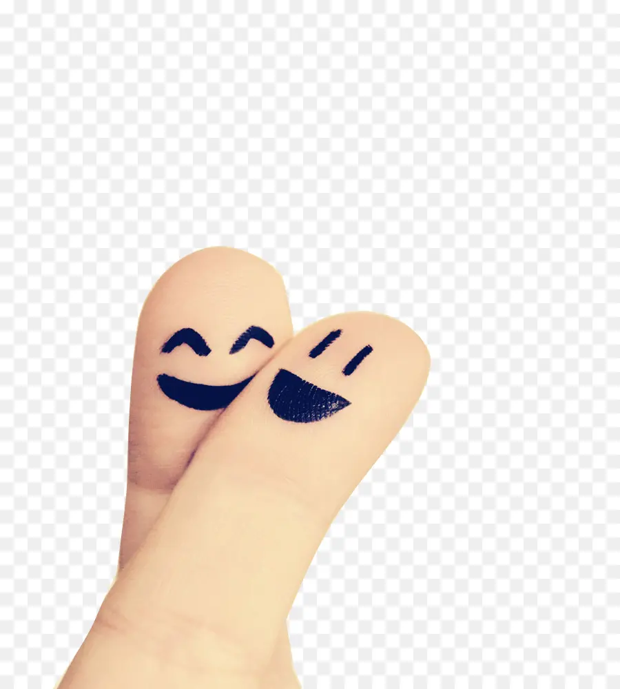 Doigts Heureux，Sourire PNG