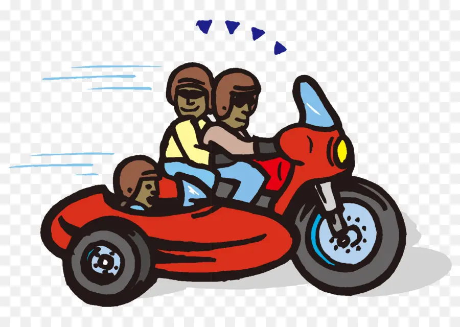 Moto Avec Side Car，Moto PNG